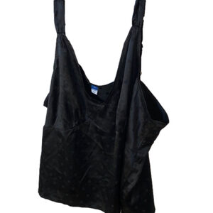 Old navy black polka dot tank top 3X